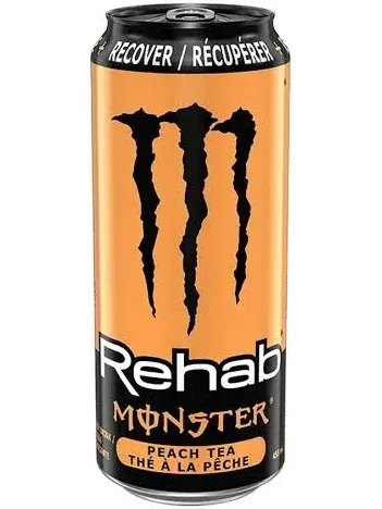 Monster Rehab Peach 50cl
