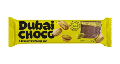 Dubai Choco Crunchy Pistacio Bar 55g