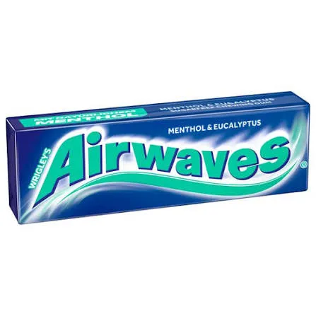 Wrigleys Airwaves Menthol Eucalyptus Chewing Gum 10 pcs 14g