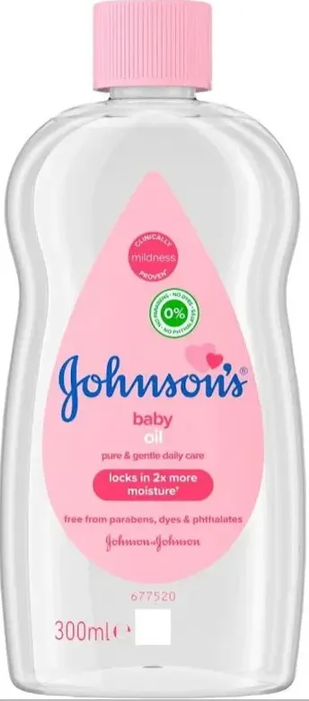 Johnsons baby oil 300ml classic
