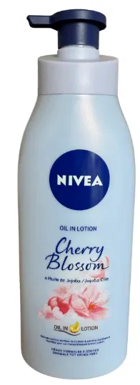 Nivea body lotion 400ml cherry & jojoba