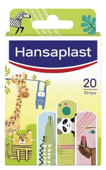 Hansalplast pleister 20pcs kinderen dieren