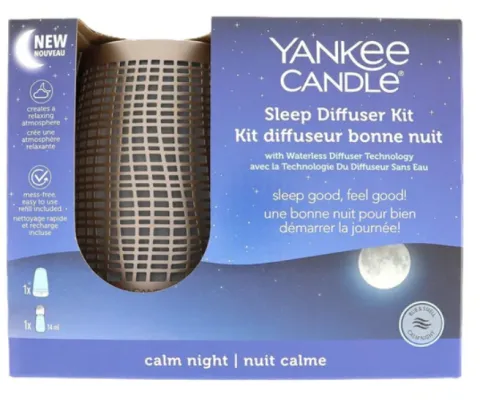 Yankee Candle Sleep Diffuser Starter Kit 14ml Sleep Calm Night Bronze