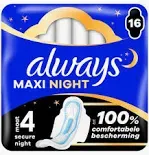 Always Pads 16pcs Maxi Night