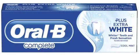 Oral-B Toothpaste 75ml Complete extra white