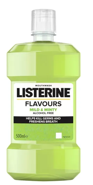 Listerine Mouthwas 500ml Mild & minty