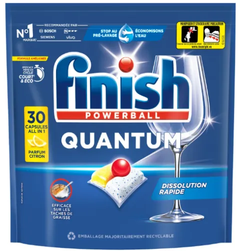 Finish Quantum Dishwashing Taps 30pcs All in 1 Lemon