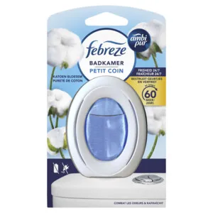 Ambi Pur Air Freshener 2x45ml Bathroom Cotton