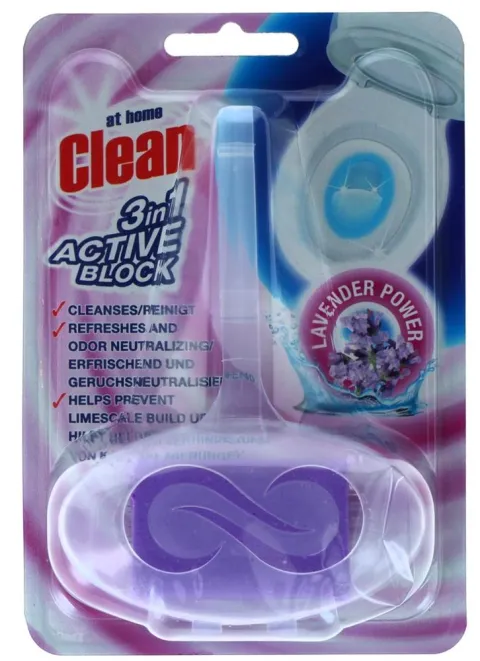 At Home Clean Toilet Block 40gr Lavender