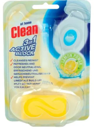 At Home Clean Toilet Block 40gr Lemon