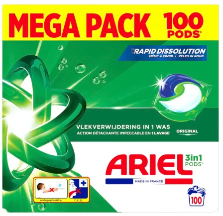 Ariel Pods 3in1 100pcs Original
