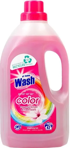 At Home Wash Laundry Detergent 1500ml 42sc Color