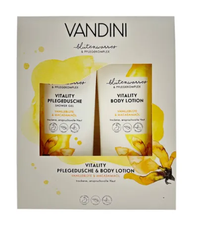 Vandini Giftset 2pcs Vanille & Macademia Oil
