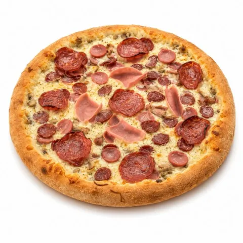 Steenoven Pizza salami en ham 5x 320 gram