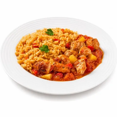 Kipschotel gevuld met paprika en rijst 520 gr