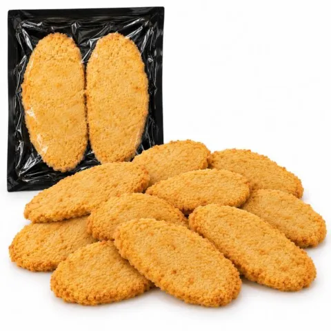 kipschnitzel gepaneerd ca 1 kilo 12 st (6x2 stuks)