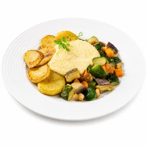 Moussaka met groente en aardappelschijfjes 585 gr