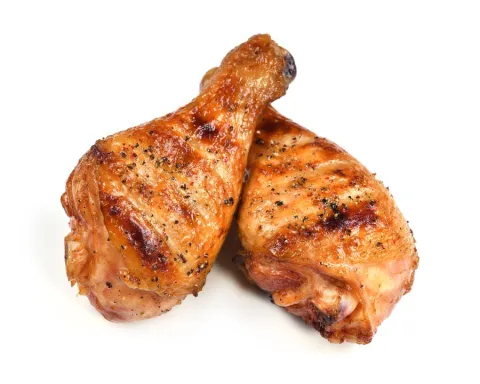 Gebraden kipdrumsticks ca 500 gr